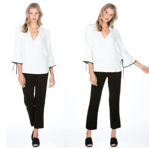 Maven West 3/4 Tie Sleeve Cupro Shirt size